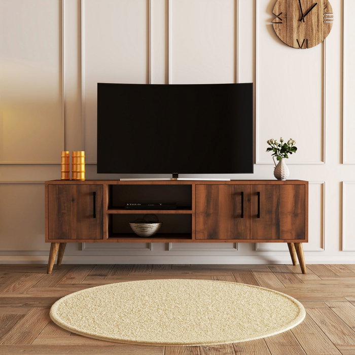 Hanah Home Soporte TV 1582 150 cm Nogal